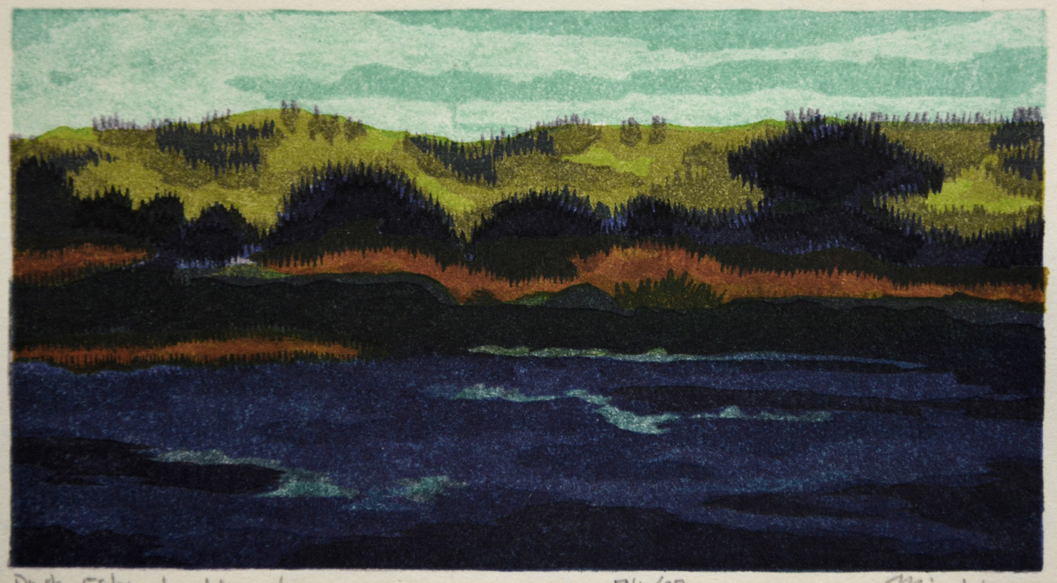 Point Reyes Book I: A Suite of Color Woodblock Prints - Image 7