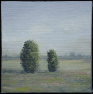 A Chance Encounter - Oil Painting