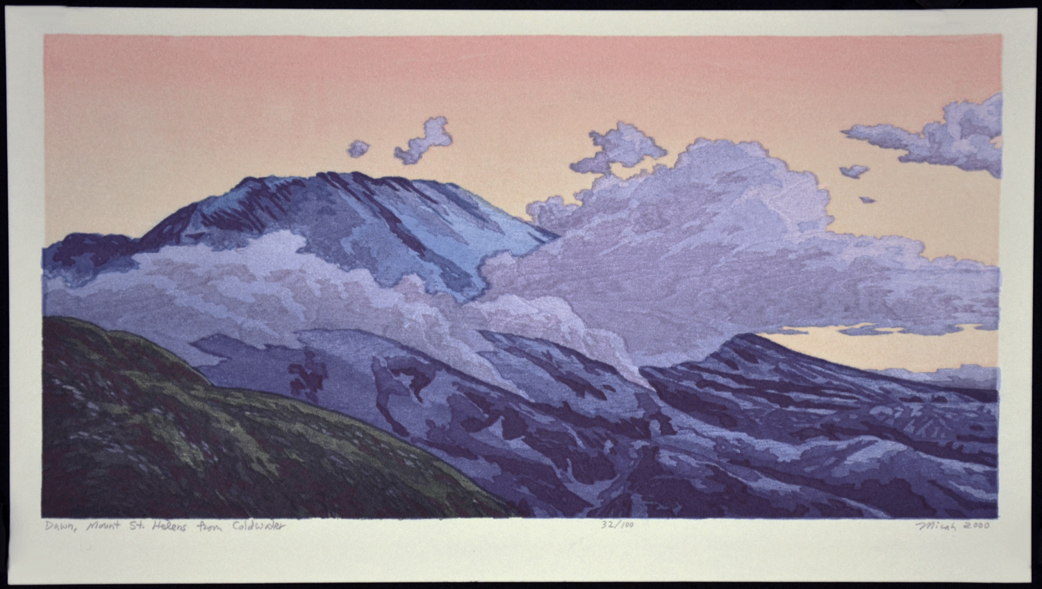 Dawn, Mt. St. Helens from Coldwater - Image 2
