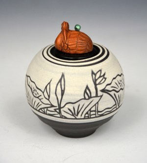 Vessel #116 - Crane & Lotus