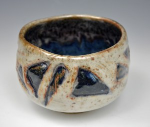 Teabowl with Geometric Designs #300