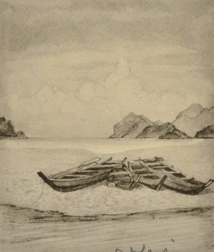 Untitled (Boats on the Shore)