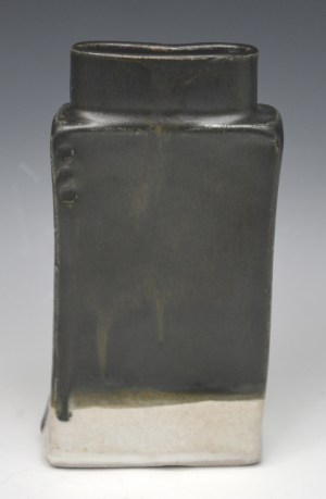 Small Black and Gray Vase 73