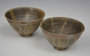 TAKEZAKI - Bizen Rice Bowl - (pair)