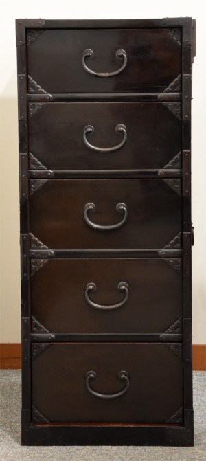 Tall Lacquered Ko Tansu 224