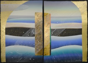 Fujin (The God of Wind) diptych