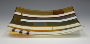Fused Glass Serving Tray #210