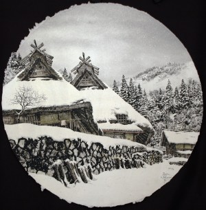 Snowing