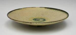 Raku Fired Presentation Plate
