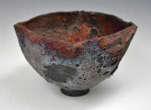 Galaxy in Motion - Raku Bowl