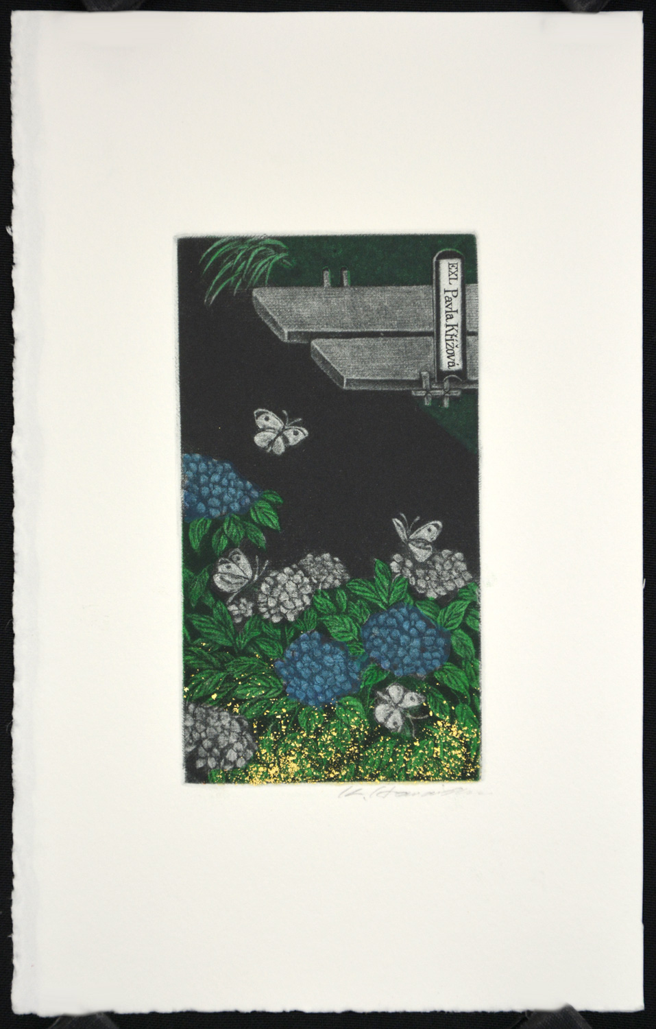Hydrangea Garden (Ex Libris) - Image 2