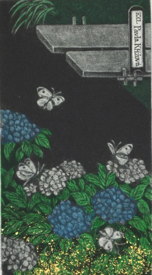 Hydrangea Garden (Ex Libris)