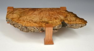 Display Stand - Live Edge Maple Burl #45