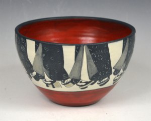 Bowl - Medium w/ Geisha