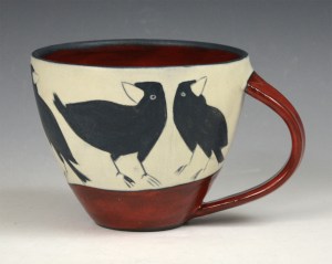 Latte Cup - Crow