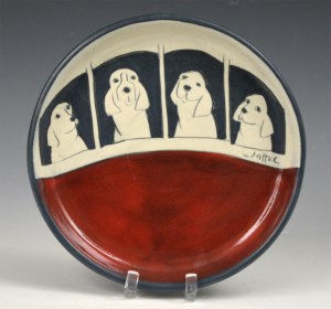 Plate - Salad w/Dogs