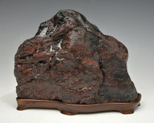 Black and Red Jasper Suiseki