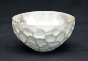 Silver Sake Cup - Dents