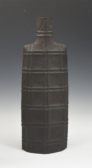 Copper Container - Hammered Grid Pattern