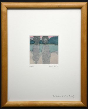 Reflections 2 (Two Trees) - (framed)