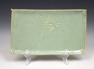 Sushi Bamboo Platter - Celadon