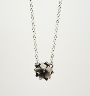 Necklace - Flower, Sterling Silver