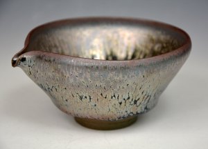 FURUTANI Noriyuki - Peach-Silver Yuteki Tenmoku Katakuchi