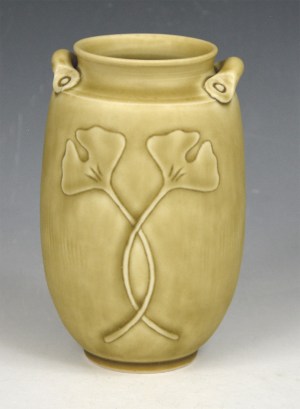 Yellow Ginkgo Vase