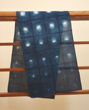 Table Runner - Tie Dye Indigo Blue - Cotton