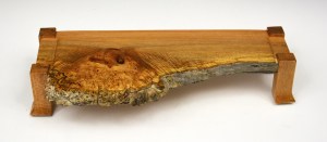 Display Stand - Live Edge Maple Burl #50