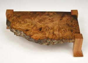 Display Stand - Live Edge Maple Burl #54