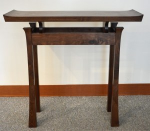 Entry Table w/Turquoise inlay #203