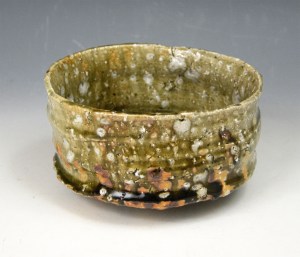 MURAKOSHI - Ash Glazed Chawan with tomobako #581