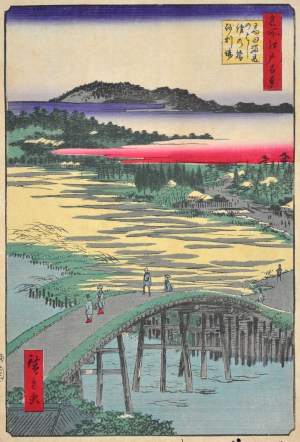 Great Bridge at Senju - Famous Edo Views