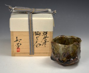 ATARASHI Manabu - Karatsu Guinomi with tomobako