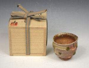 KATO - Shigaraki Sake Cup w/tomobako #13