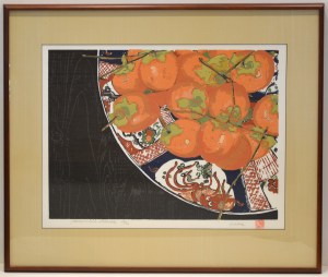 Persimmon Platter - framed