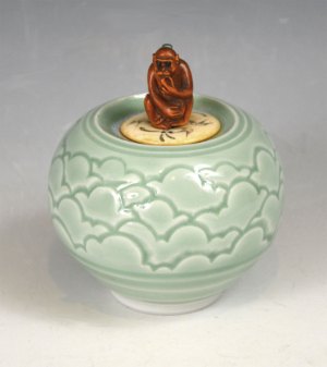Vessel 162 - Monkey with Celadon Cloud Jar