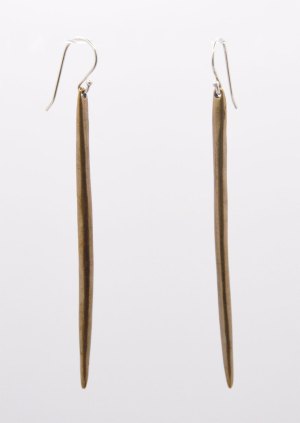 Earrings - Spike, Brass
