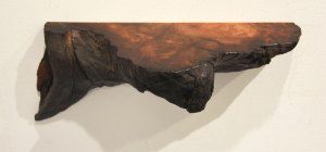 Wall Shelf - Live Edge Redwood #304