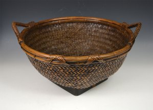 Basket - Large with Square Foot and Handles TAN815