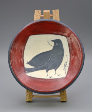 Condiment Dish - Crow
