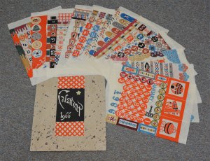 1966 Calendar Set - 12 sheets