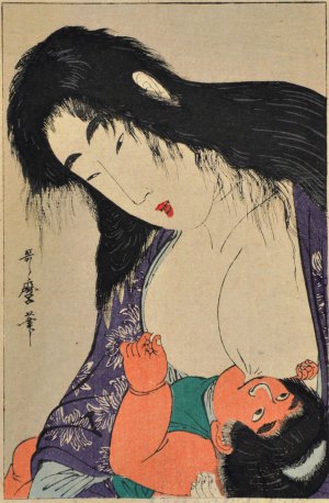 Utamaro - Yamauba & Kintaro