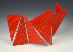 Byōbu (folding screen) - Red #238