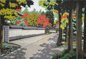 Temple Gate in Autumn