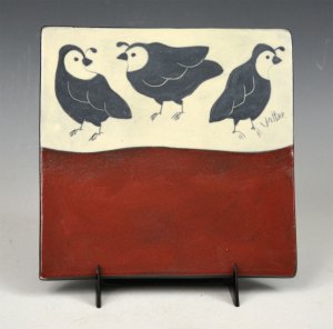 Trivet - 6x6 Quail