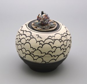 Vessel 179 - Flower with Cloud Jar