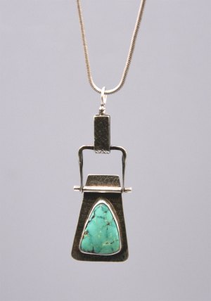 Sterling Silver and Turquoise Necklace