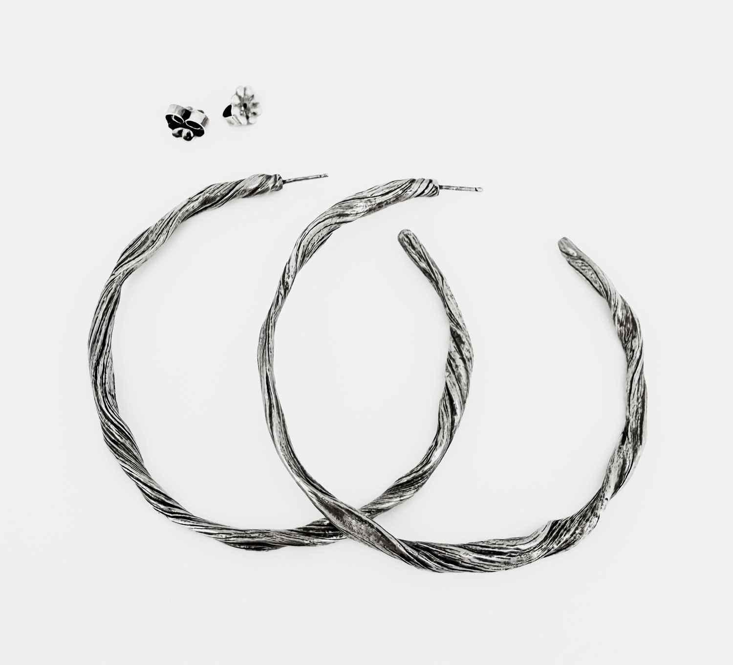 Pahoehoe Earrings (xlrg)
